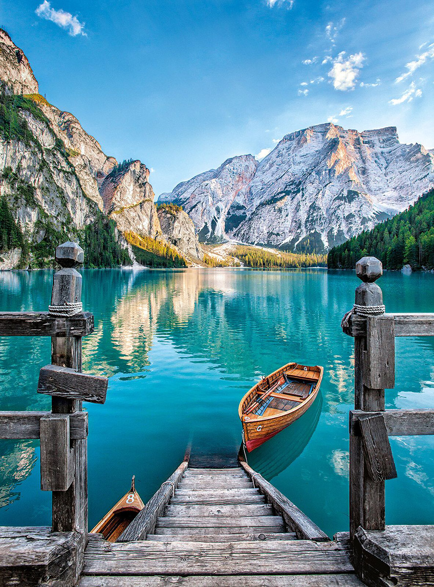 Braies Lake - Scratch and Dent Mountain Jigsaw Puzzle