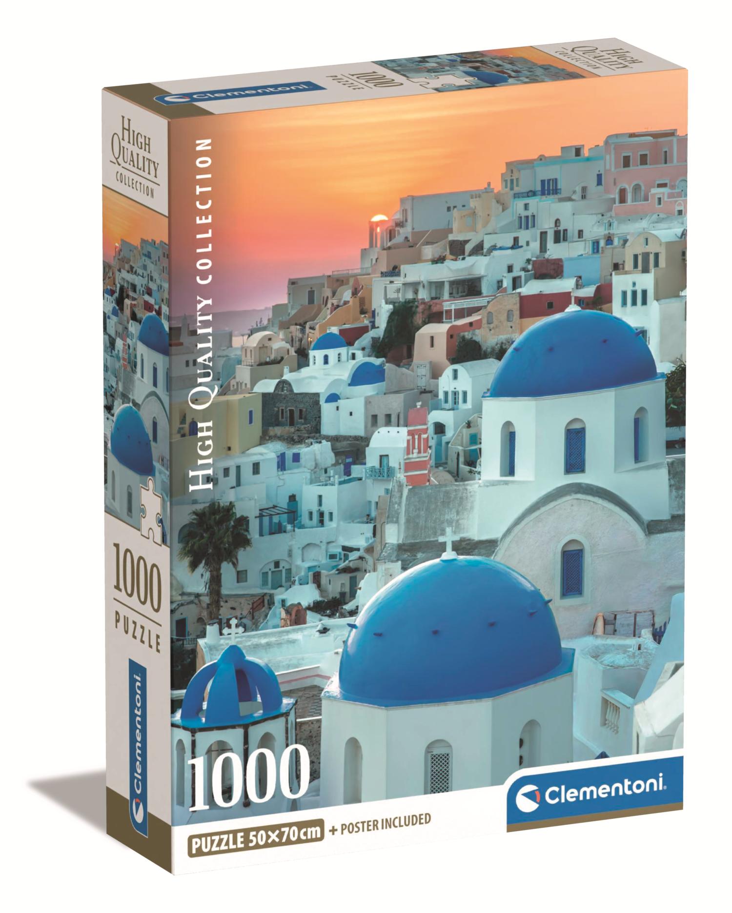 Santorini - Small Box, 1000 Pieces, Clementoni | Puzzle Warehouse