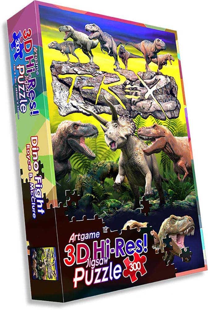 Dino Fight Dinosaurs Jigsaw Puzzle