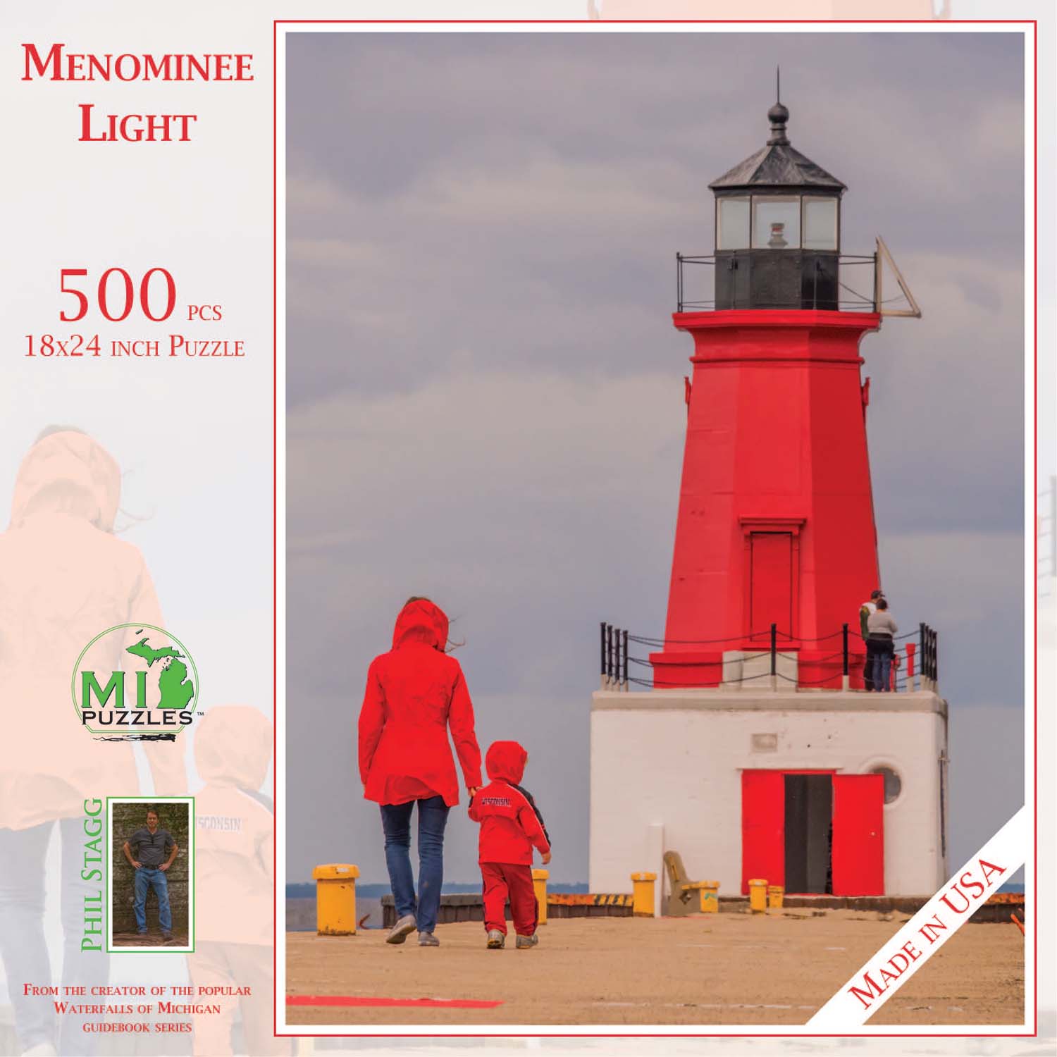 Menominee Light Lighthouse Jigsaw Puzzle