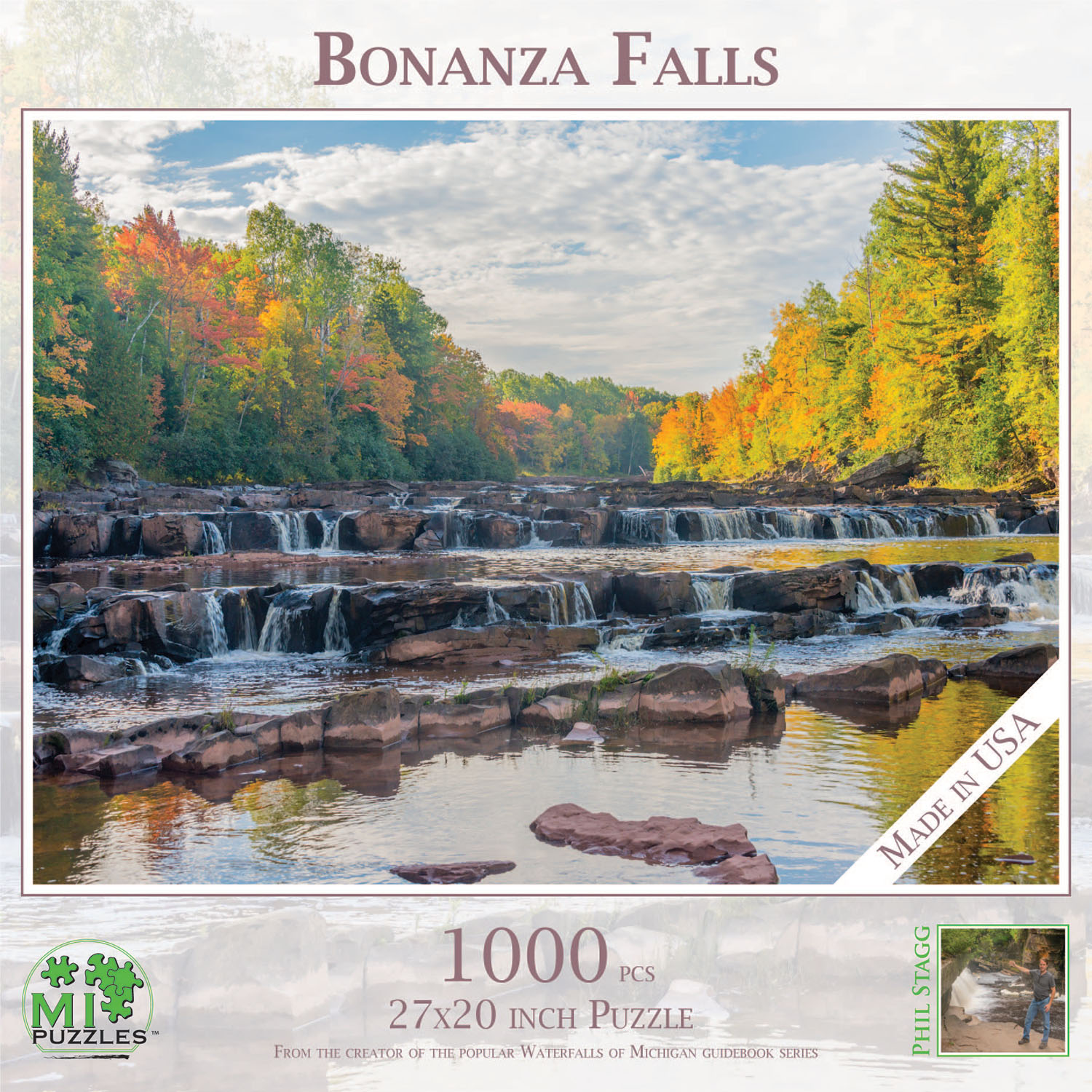Bonanza Falls Fall Jigsaw Puzzle
