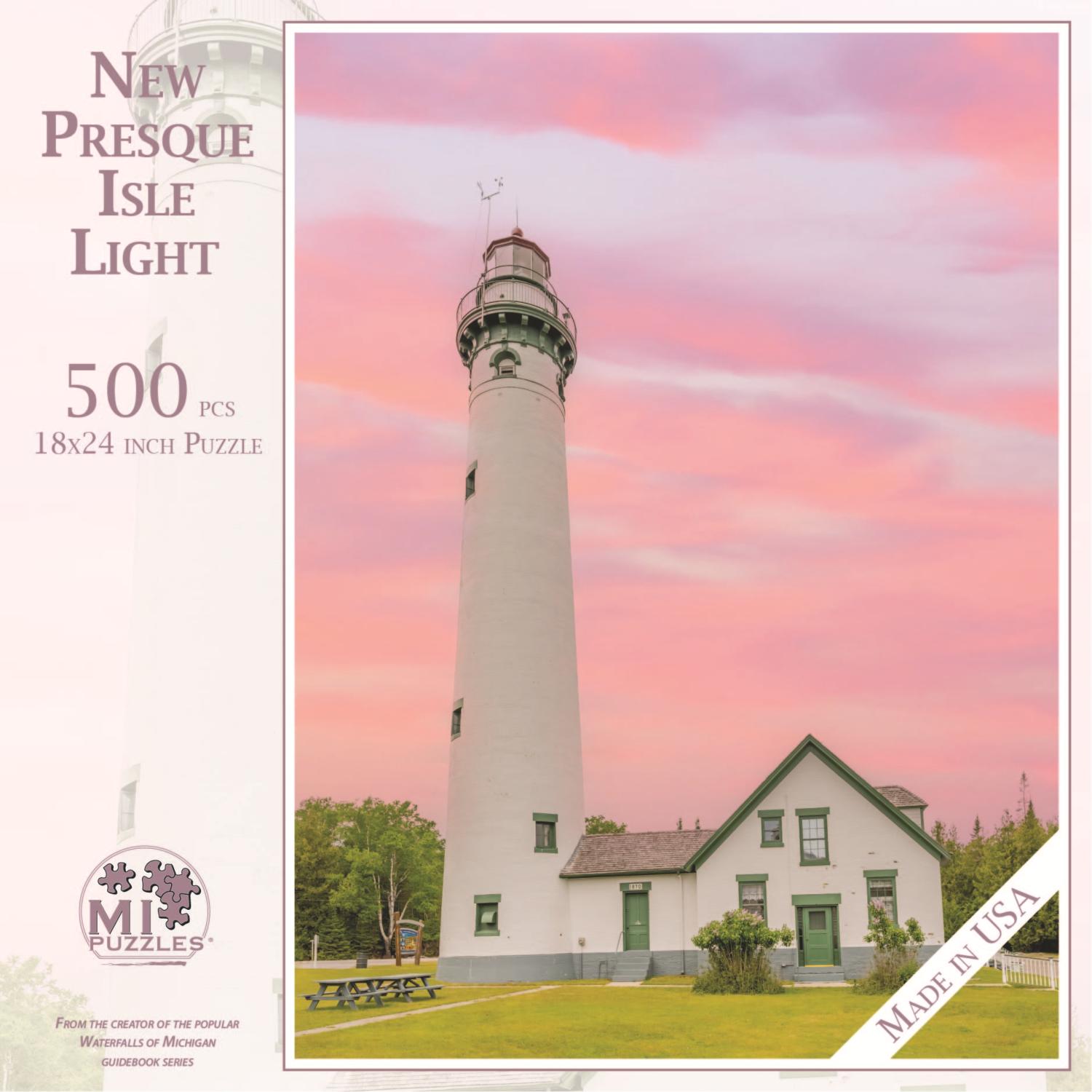 New Presque Isle Light  Lighthouse Jigsaw Puzzle