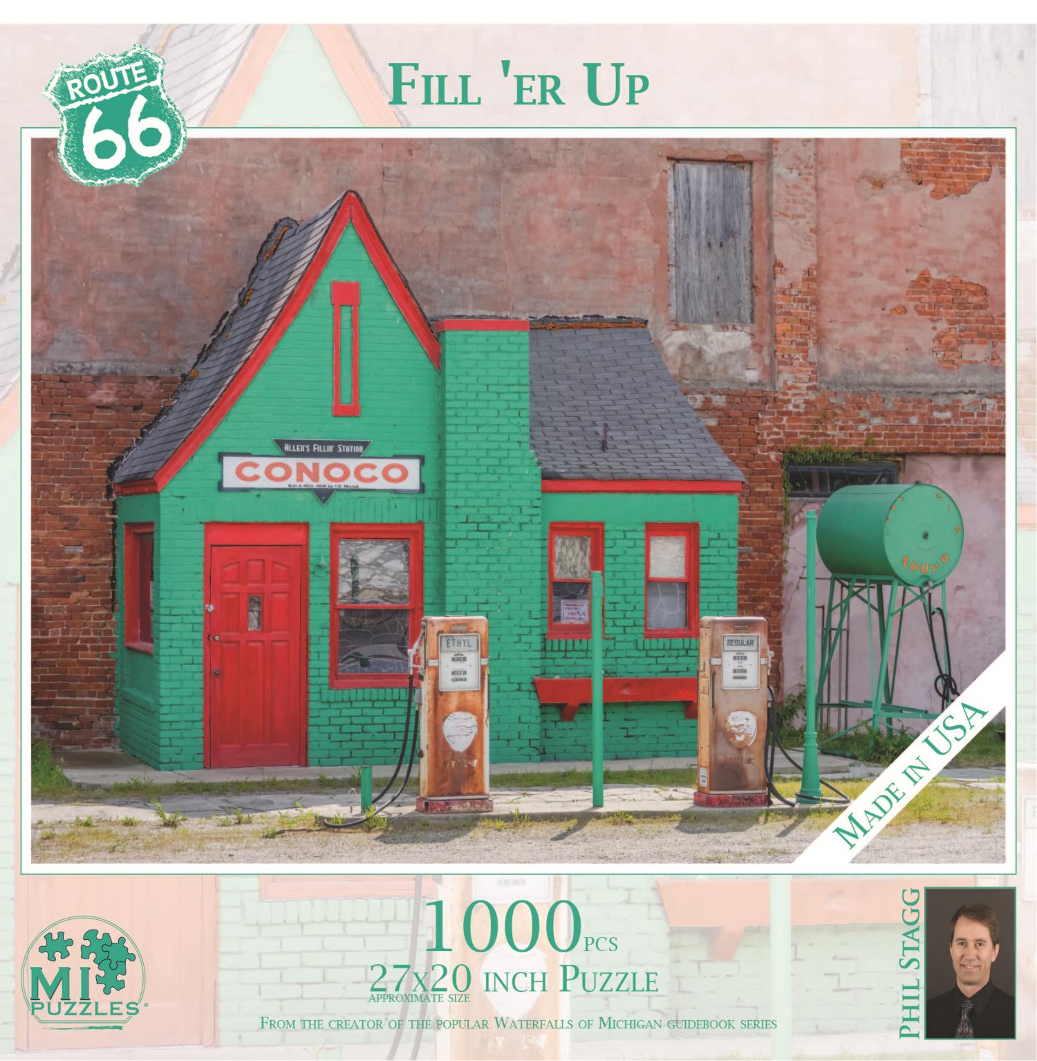 Fill 'Er Up - Route 66 Photography Jigsaw Puzzle