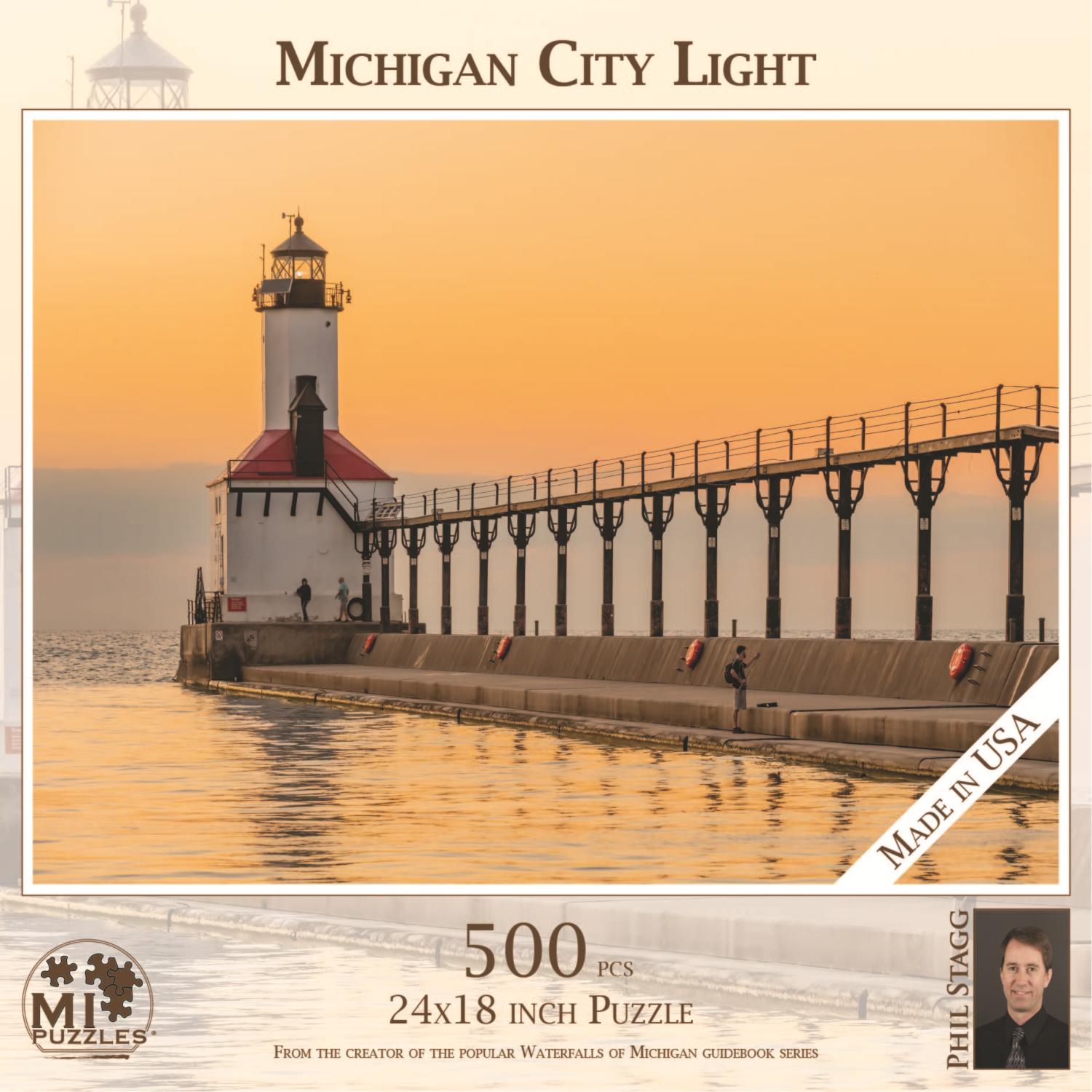 Michigan City Light Lighthouse Jigsaw Puzzle