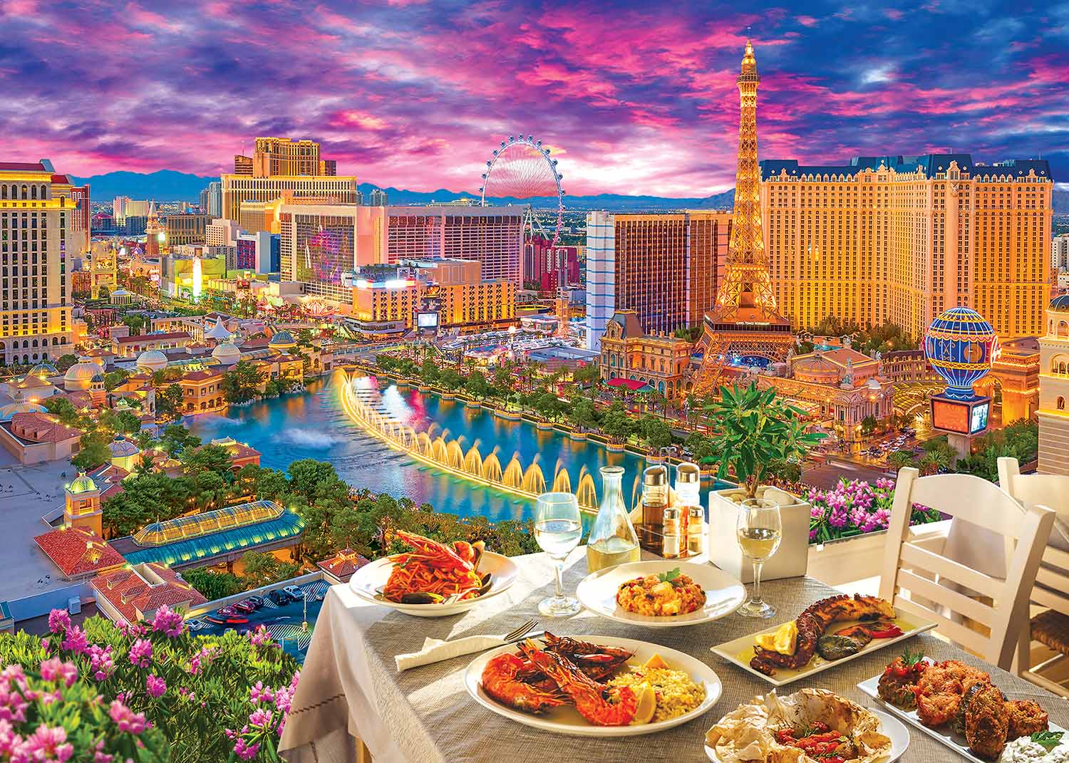 La Vida Las Vegas Landscape Jigsaw Puzzle