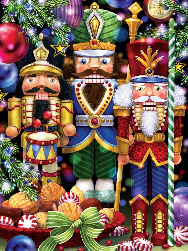 The Three Nutcrackers - Scratch and Dent Christmas Jigsaw Puzzle