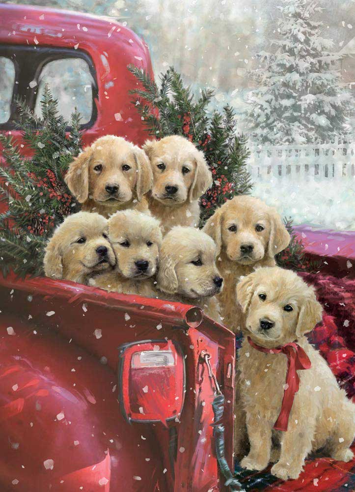 Christmas Delivery - Scratch and Dent Dogs Jigsaw Puzzle