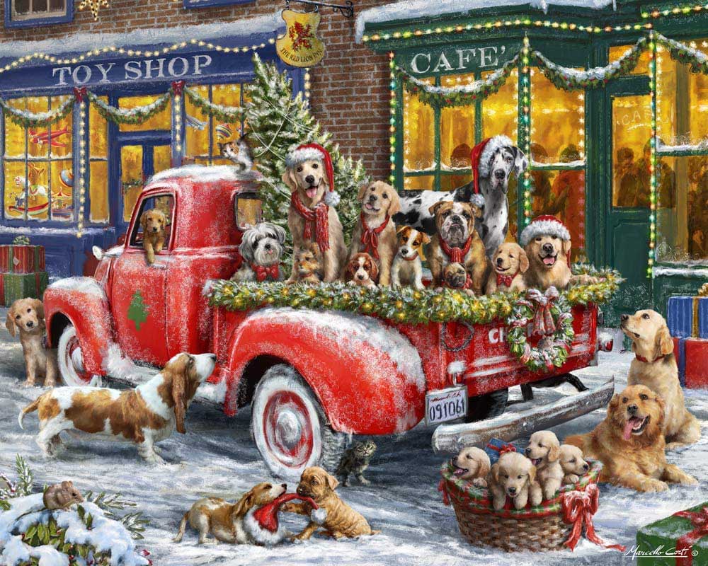 Doggone Christmas - Scratch and Dent Dogs Jigsaw Puzzle