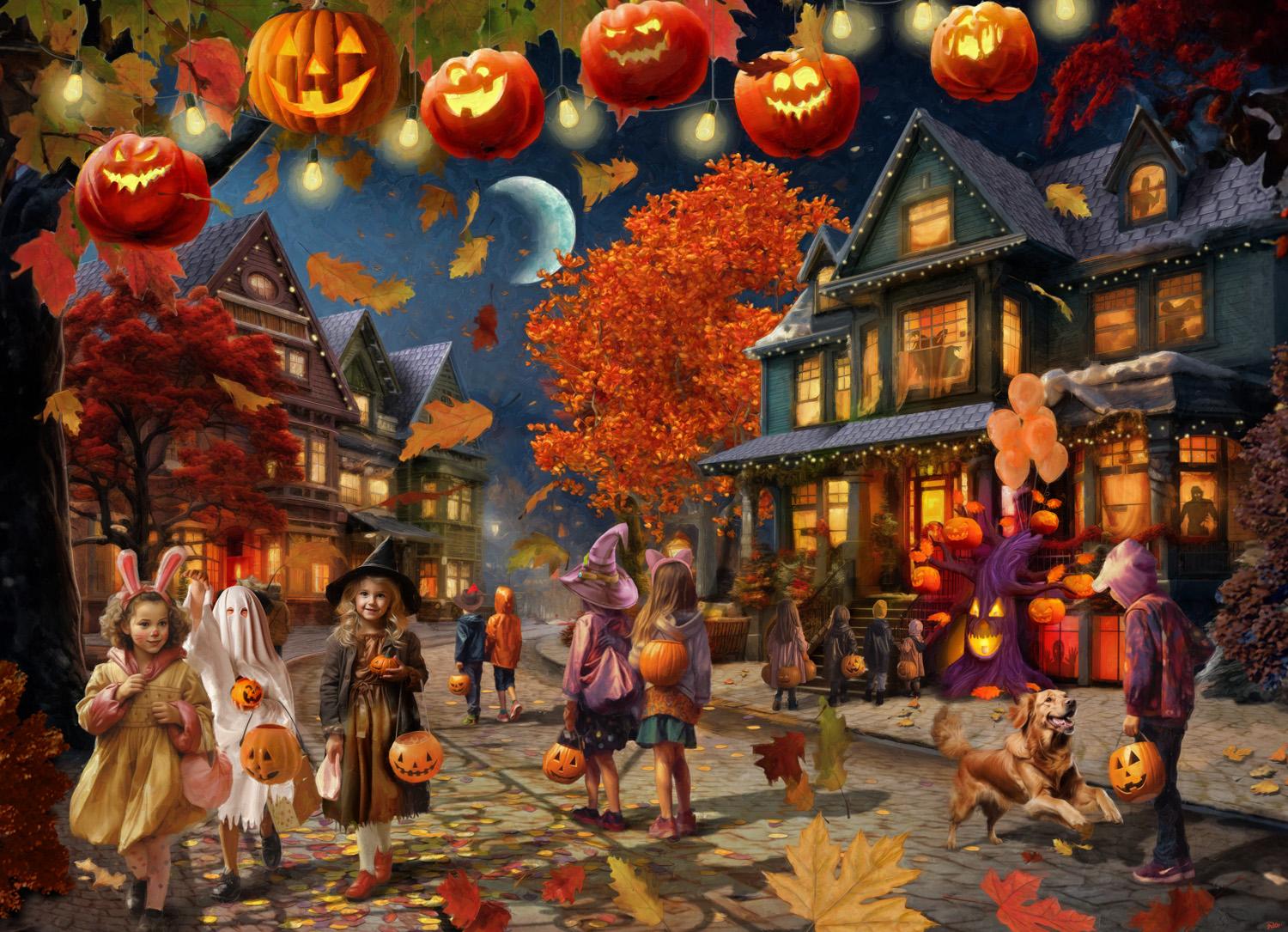Halloween Night  Halloween Jigsaw Puzzle