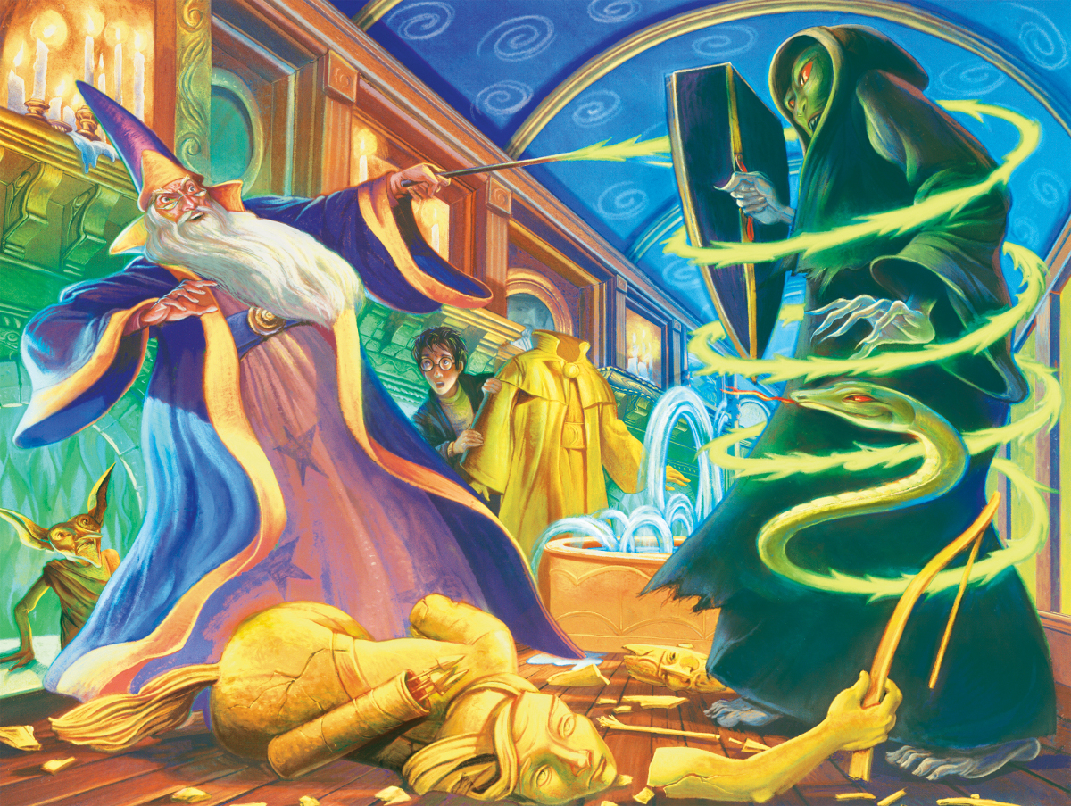Dueling Wizards (Harry Potter) - Scratch and Dent Movies & TV Jigsaw Puzzle