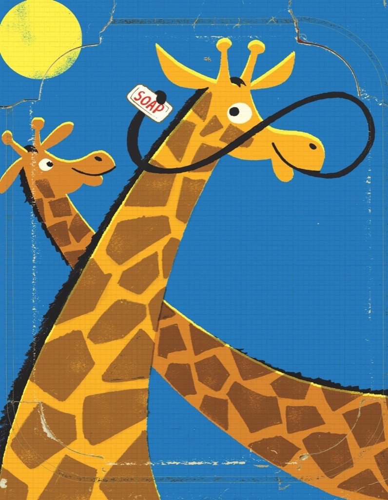 Giraffes Mini Puzzle Animals Jigsaw Puzzle