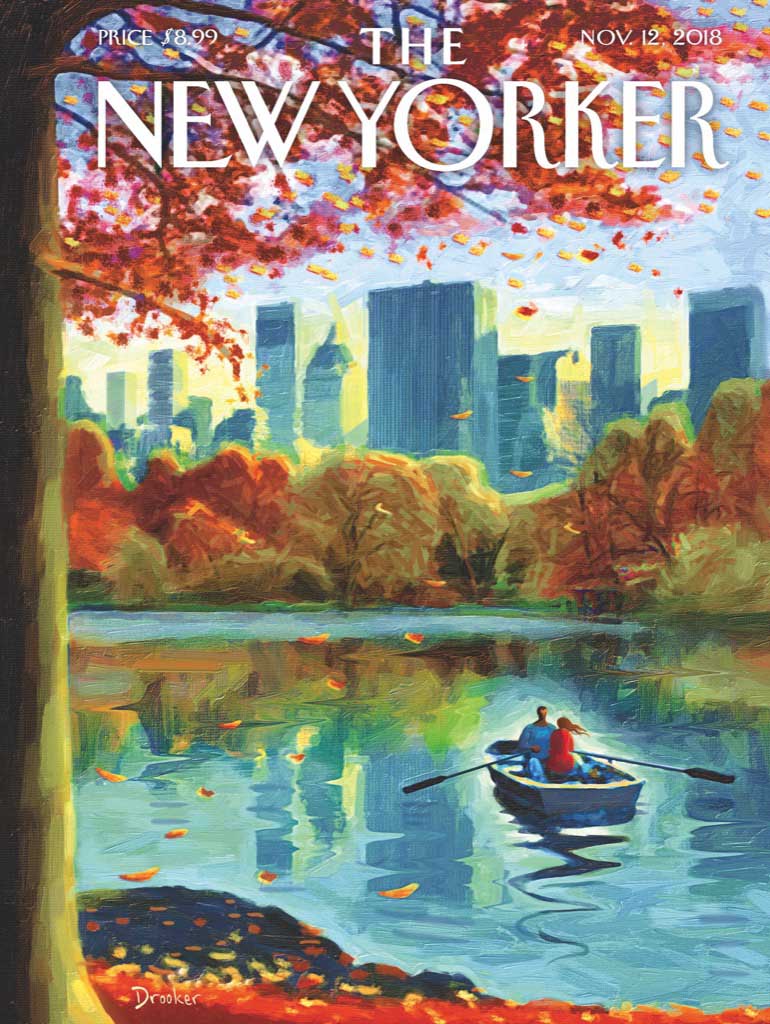 Central Park Row Fall Jigsaw Puzzle