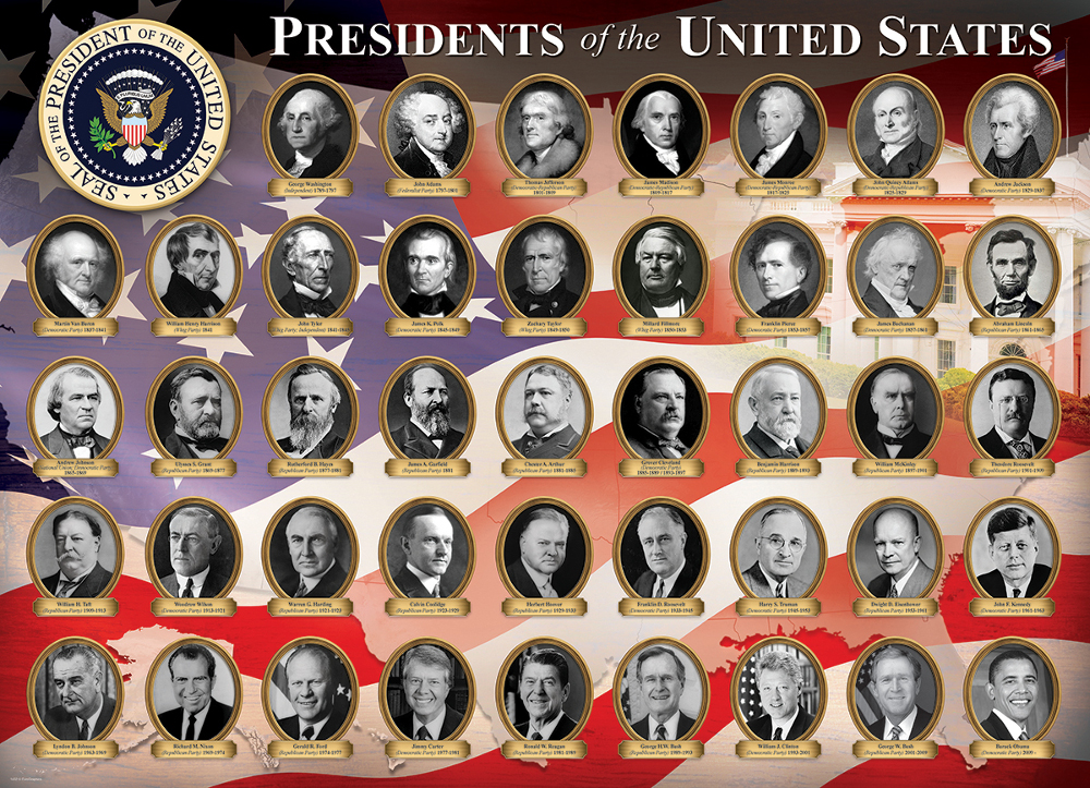 Presidents of the United States - Scratch and Dent History Jigsaw Puzzle