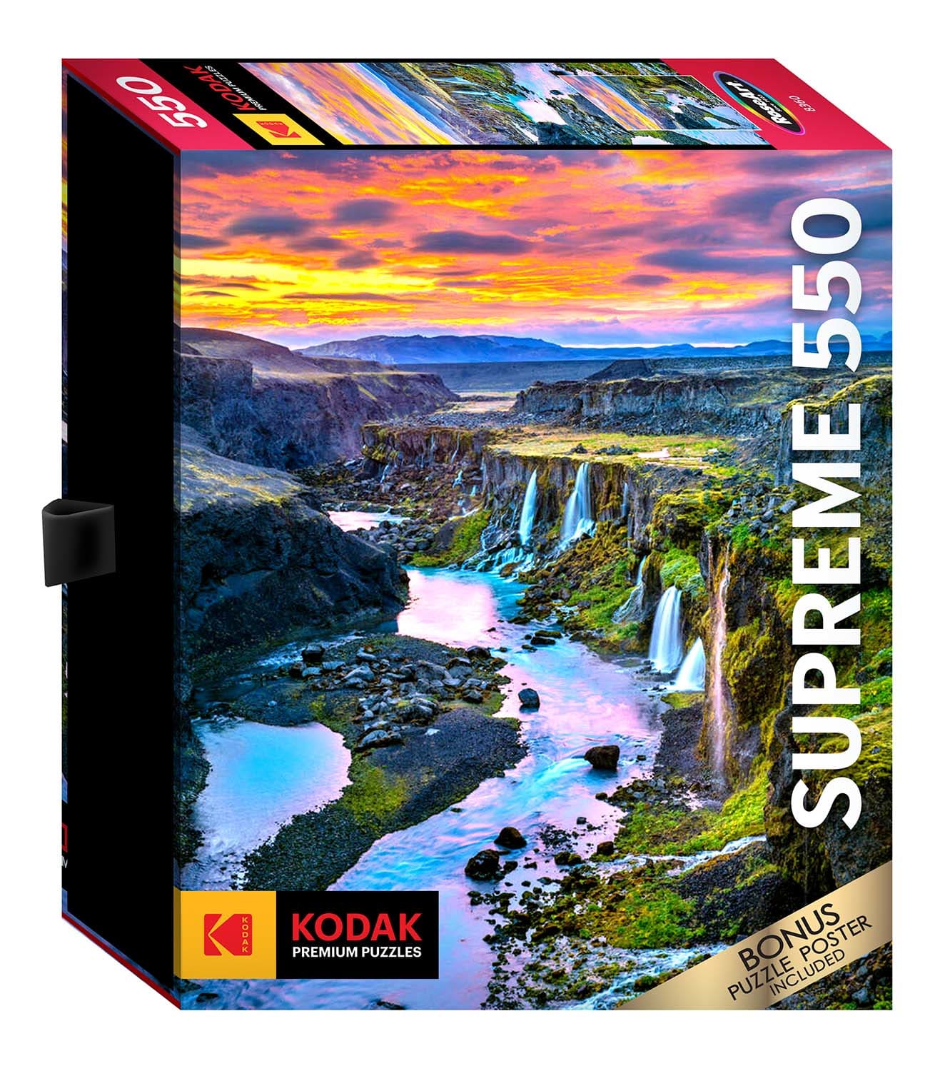 Canyon With Multiple Waterfalls In The Southern Region of