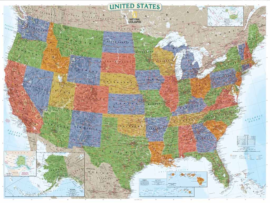 USA Map, 1000 Pieces, New York Puzzle Co | Puzzle Warehouse