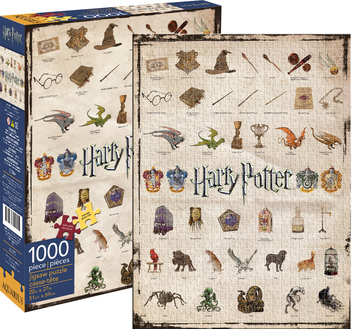 Harry Potter Icons - Scratch and Dent Fantasy Jigsaw Puzzle