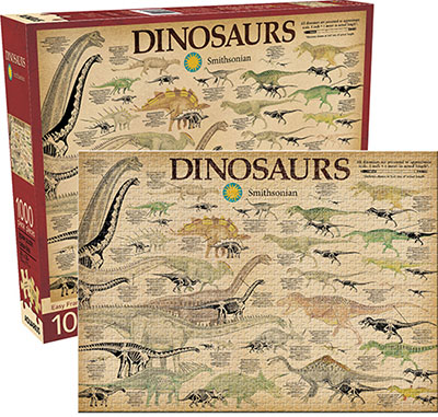 Smithsonian Dinosaurs - Scratch and Dent Dinosaurs Jigsaw Puzzle