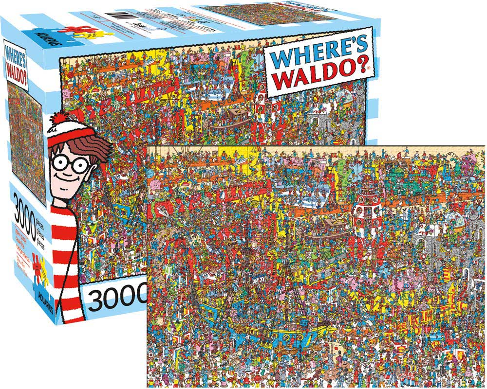 Where's Waldo Pop Culture Cartoon Hidden Images