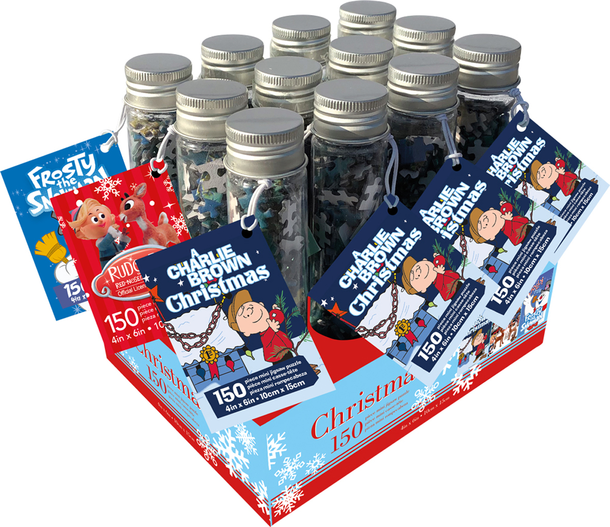 Traditional Christmas 150pc Puzzle in a Tube For Ordering