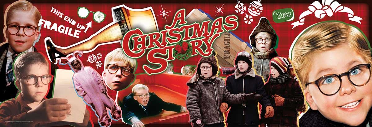 A Christmas Story - Panoramic Movies & TV Jigsaw Puzzle
