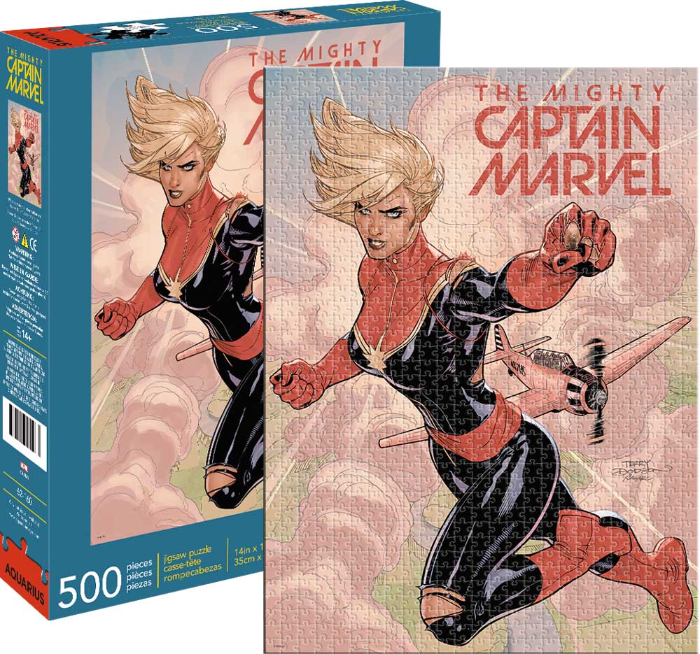 Marvel Captain Marvel Cover Superheroes Jigsaw Puzzle