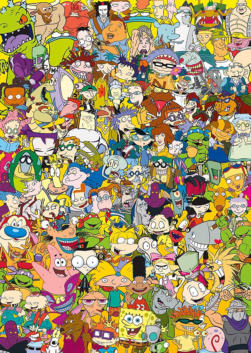 Nickelodeon Cast - Scratch and Dent Humor Jigsaw Puzzle