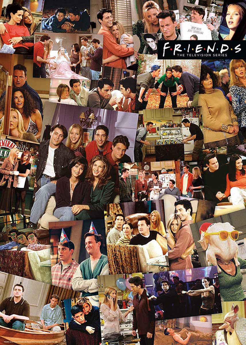 Friends Collage Movies & TV Jigsaw Puzzle