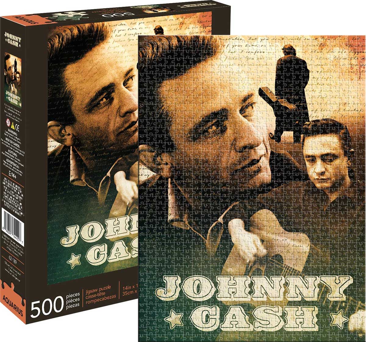Johnny Cash Famous People Jigsaw Puzzle