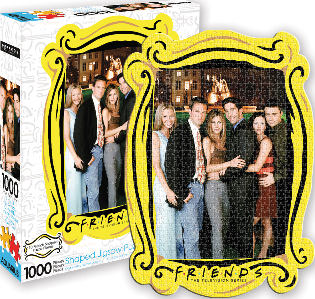 Friends Water Fountain Diecut Movies & TV Shaped Puzzle