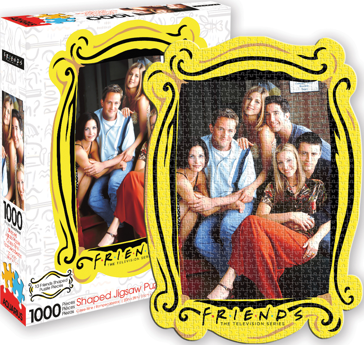 Friends Group Diecut Movies & TV Shaped Puzzle