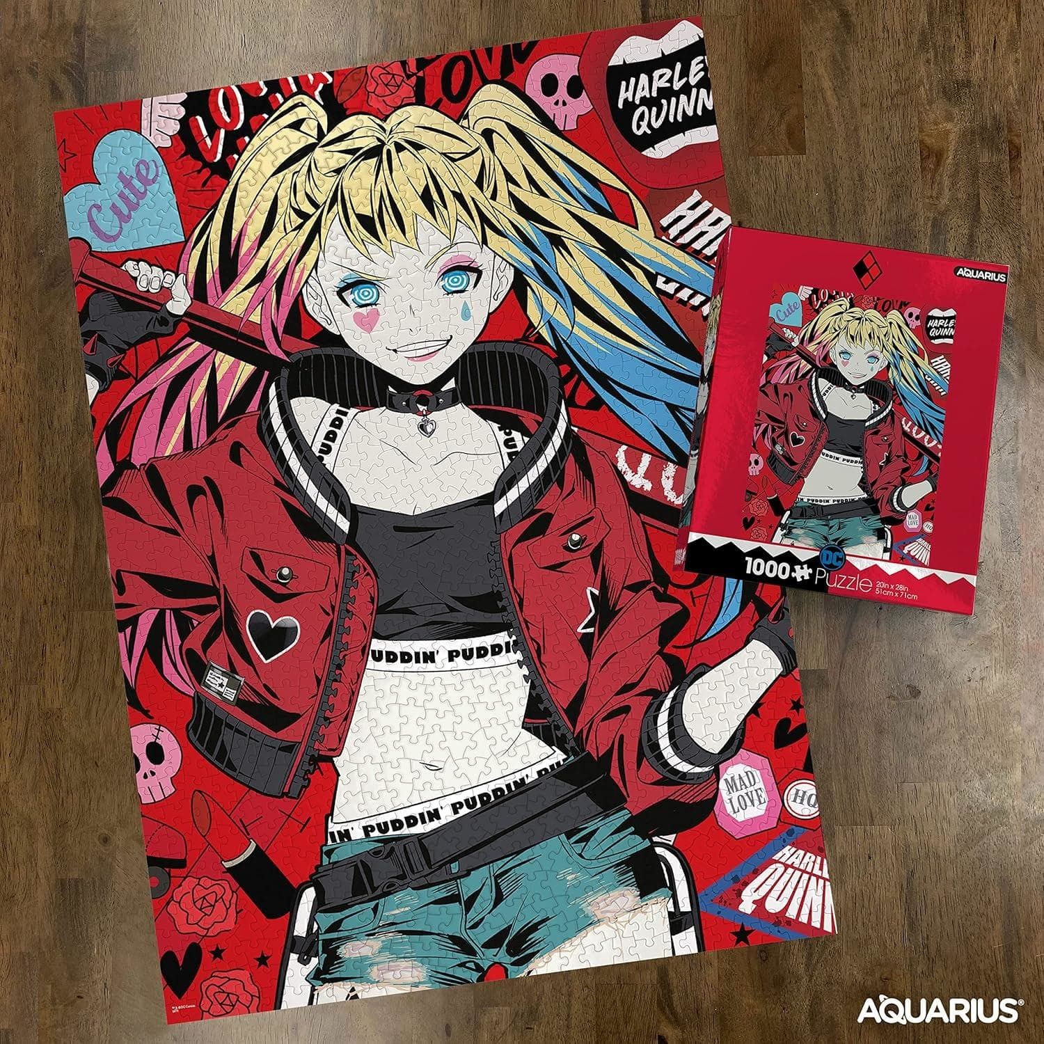 Aquarius DC Harley Quinn ジグソーパズル Aquarius Jigsaw Puzzle DC Harley Quinn 1000 Pcs #65247 for