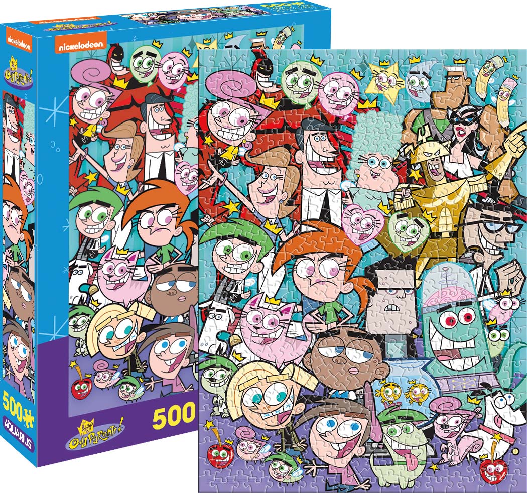 Fairly Odd Parents, 500 Pieces, Aquarius | Puzzle Warehouse