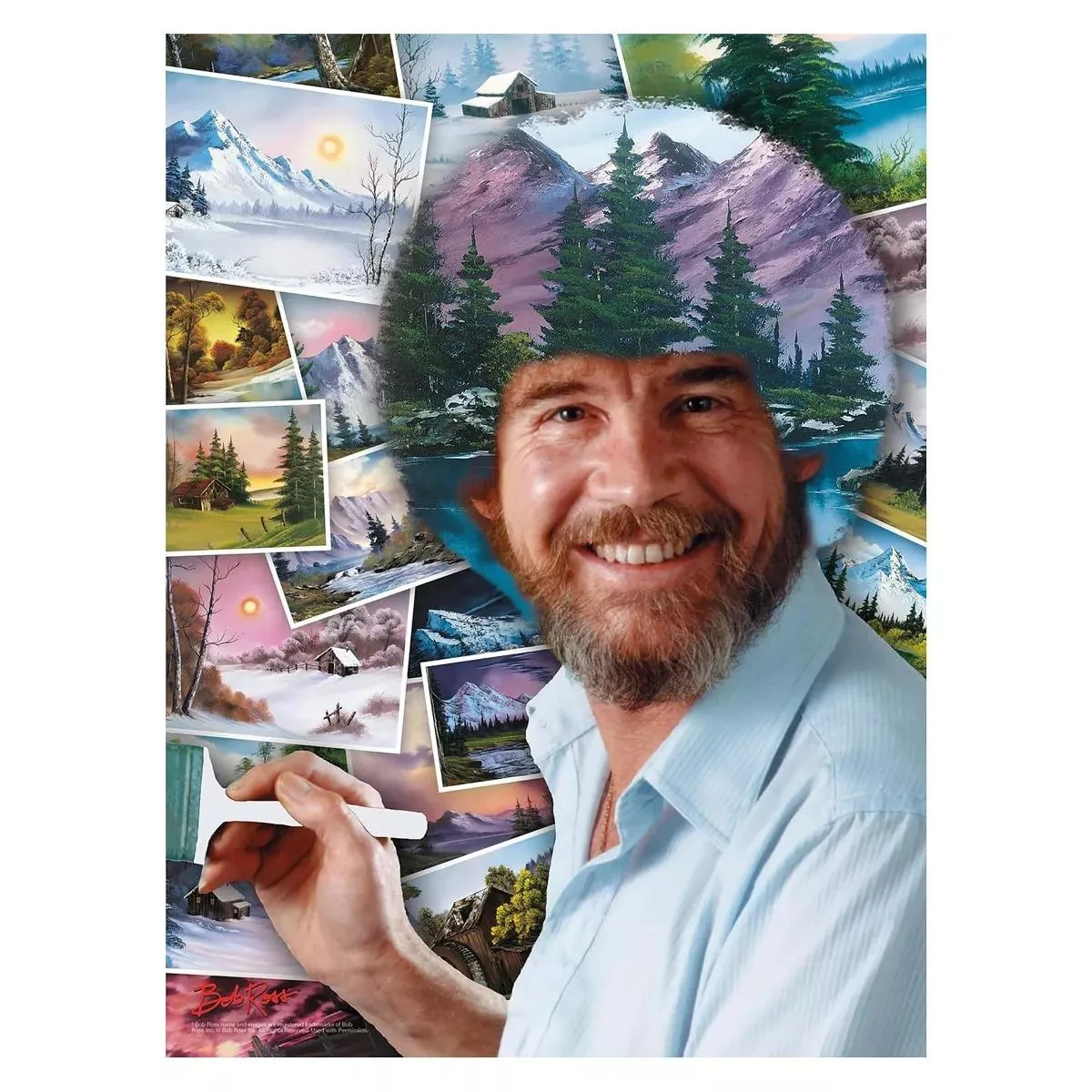 Bob Ross Hair Famous People