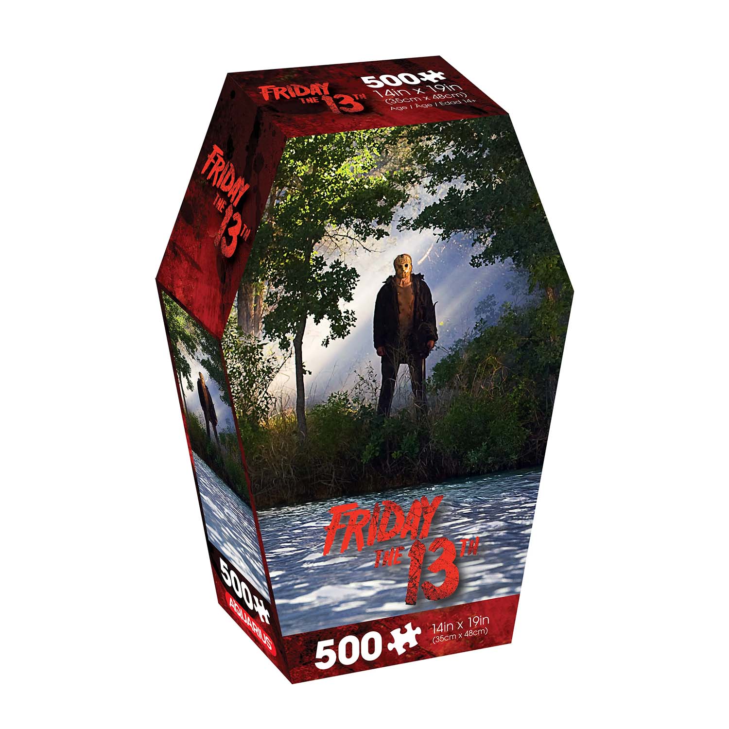 Friday The 13th Coffin Box  Halloween Jigsaw Puzzle