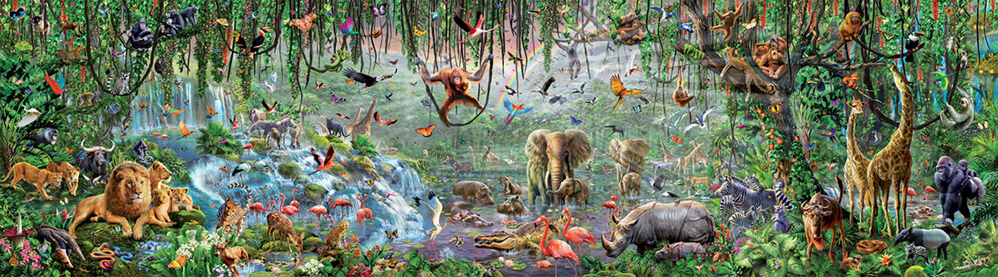 Wildlife Jungle Animals Jigsaw Puzzle