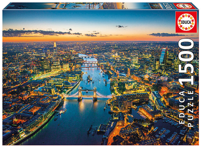 Tower Bridge at Sunset London & United Kingdom Jigsaw Puzzle By Clementoni