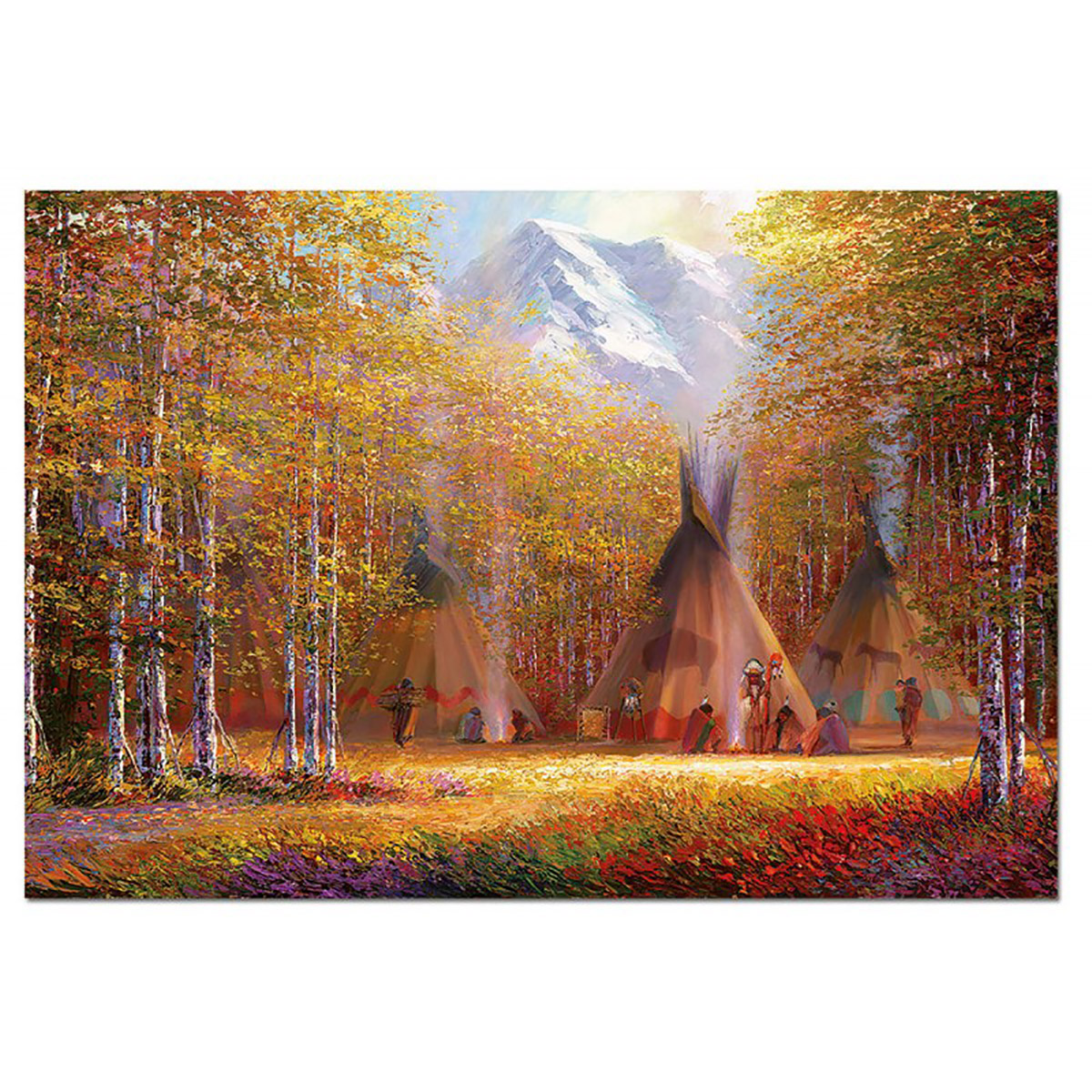 Fall Smoke - Scratch and Dent Native American Jigsaw Puzzle