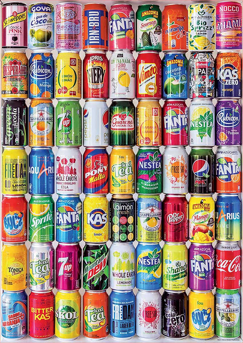 Soft Cans - Scratch and Dent Food and Drink Jigsaw Puzzle