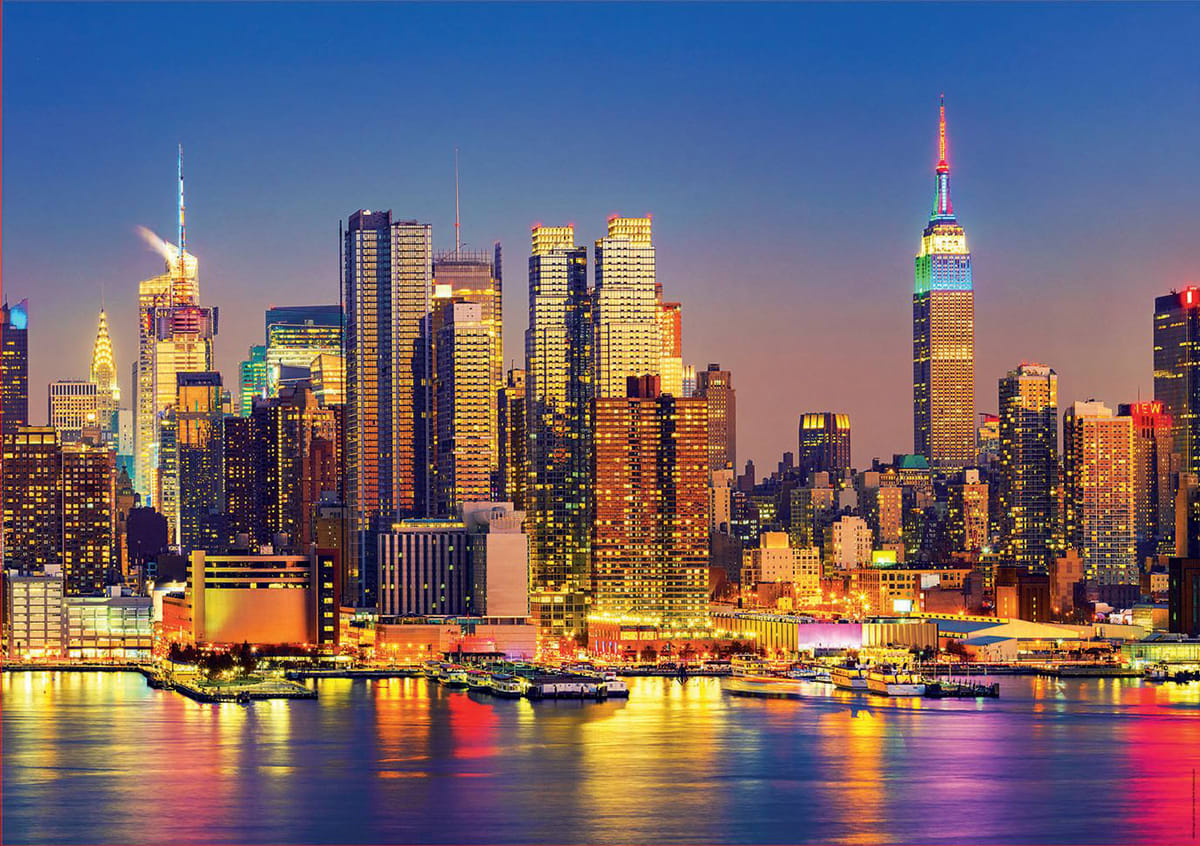 Manhattan At Night New York