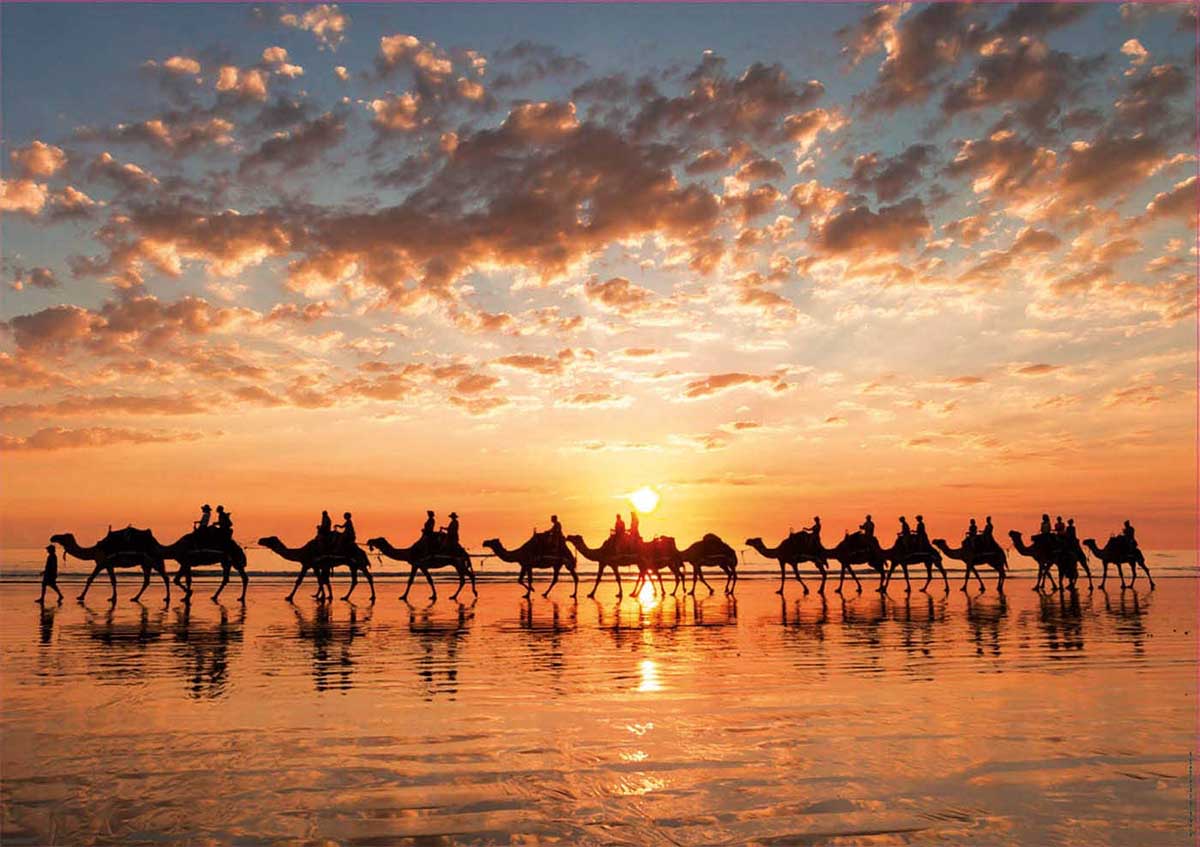 Golden Sunset On Cable Beach, Australia - Scratch and Dent Summer Jigsaw Puzzle