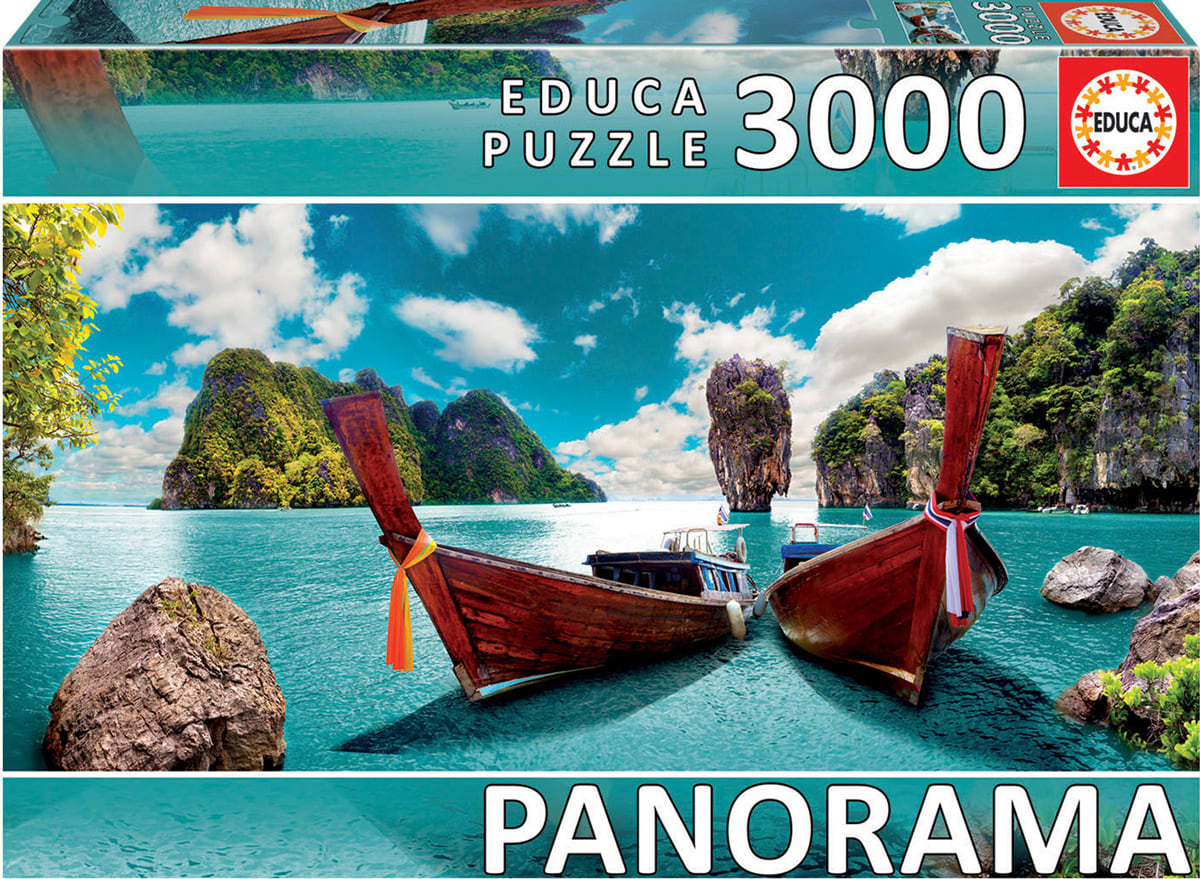 パズル3000ピース(タイプーケット) EDUCA Phuket, Thailand Panorama - 3000 Piece Jigsaw Puzzle by