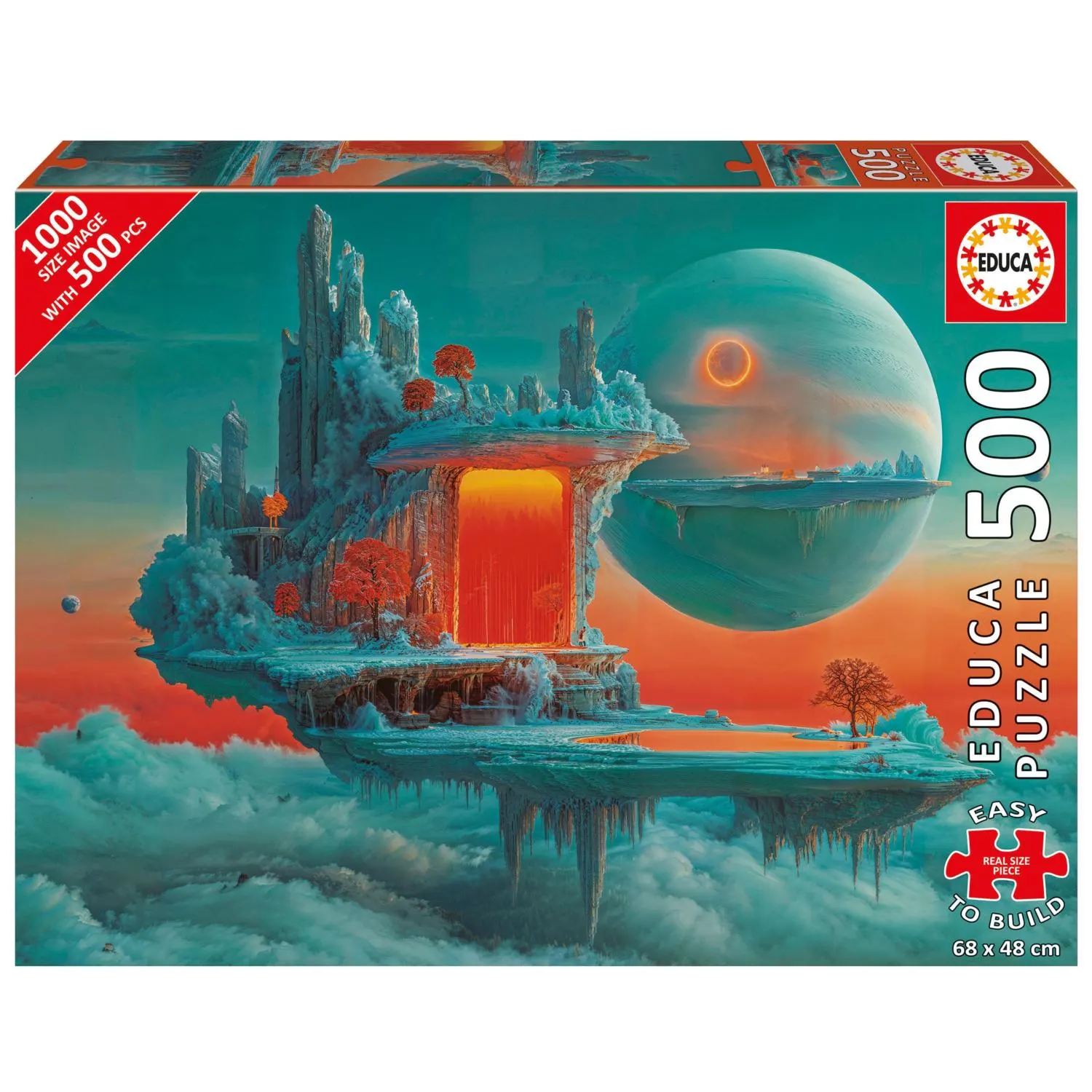 Planet Of Fire & Ice Surrealism