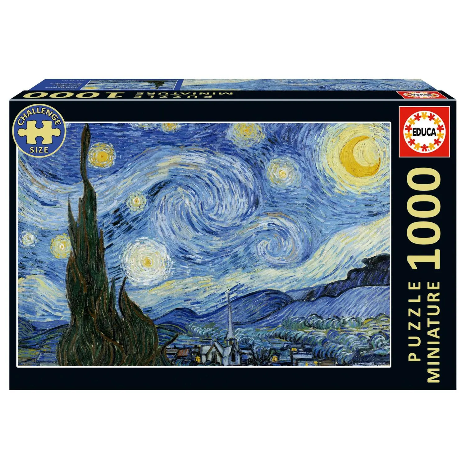 The Starry Night,  Van Gogh "Miniature" Fine Art