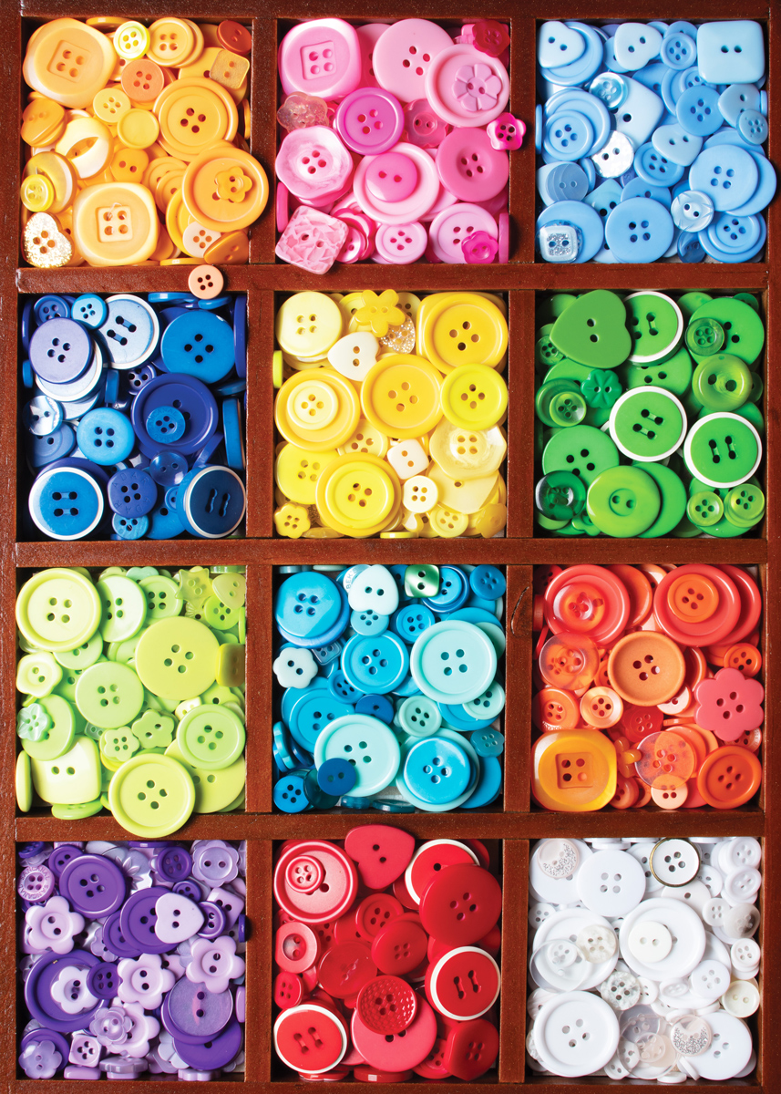 Box of Buttons Quilting & Crafts Jigsaw Puzzle