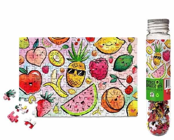 Funny Fruit Food and Drink Jigsaw Puzzle