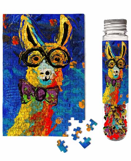 Lively Louis Llama Animals Jigsaw Puzzle