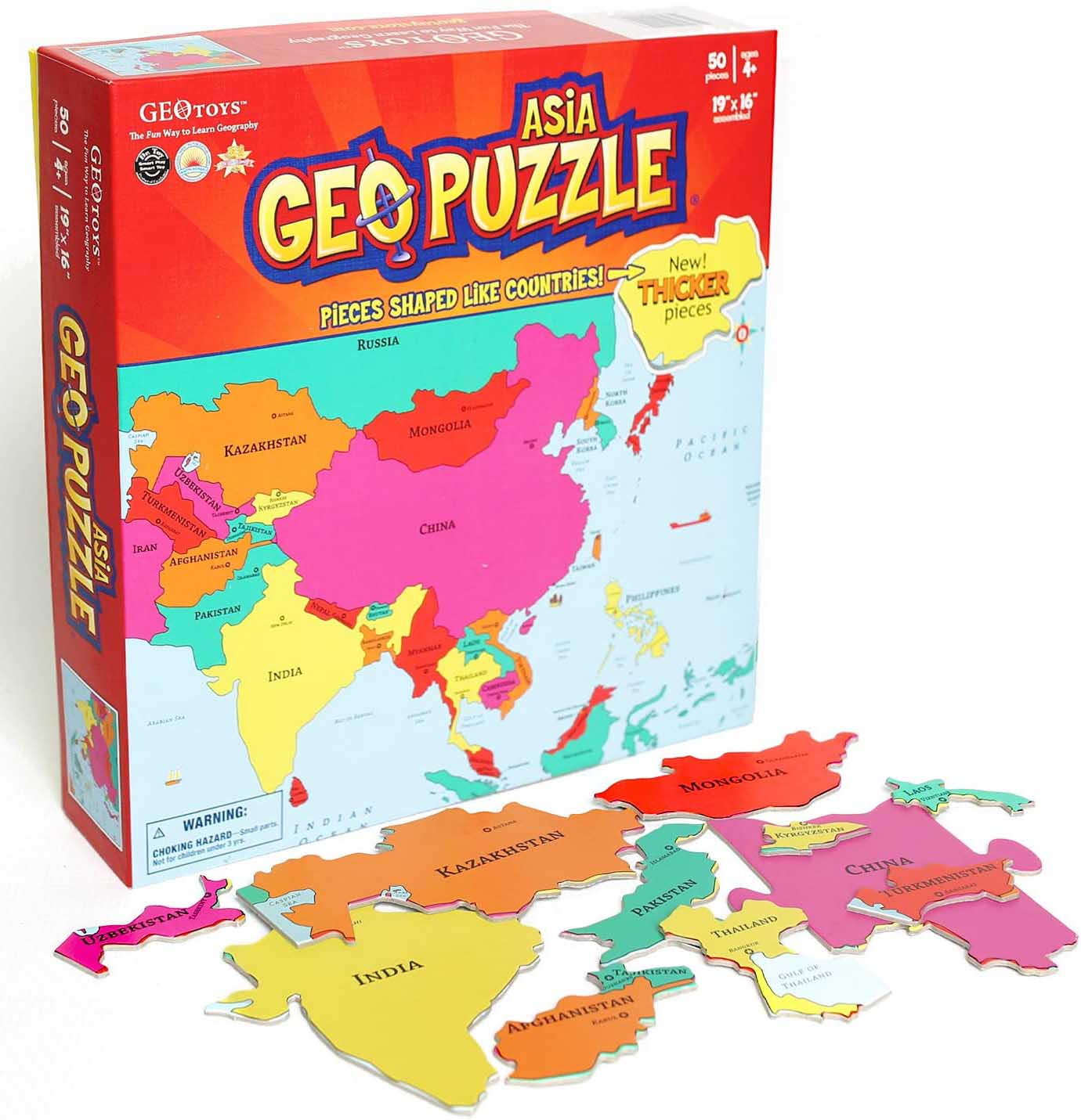 Asia Maps & Geography Jigsaw Puzzle