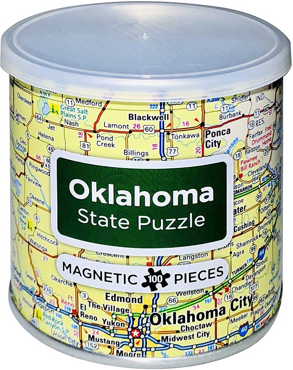 City Magnetic Puzzle Oklahoma - Scratch and Dent Jigsaw Puzzle
