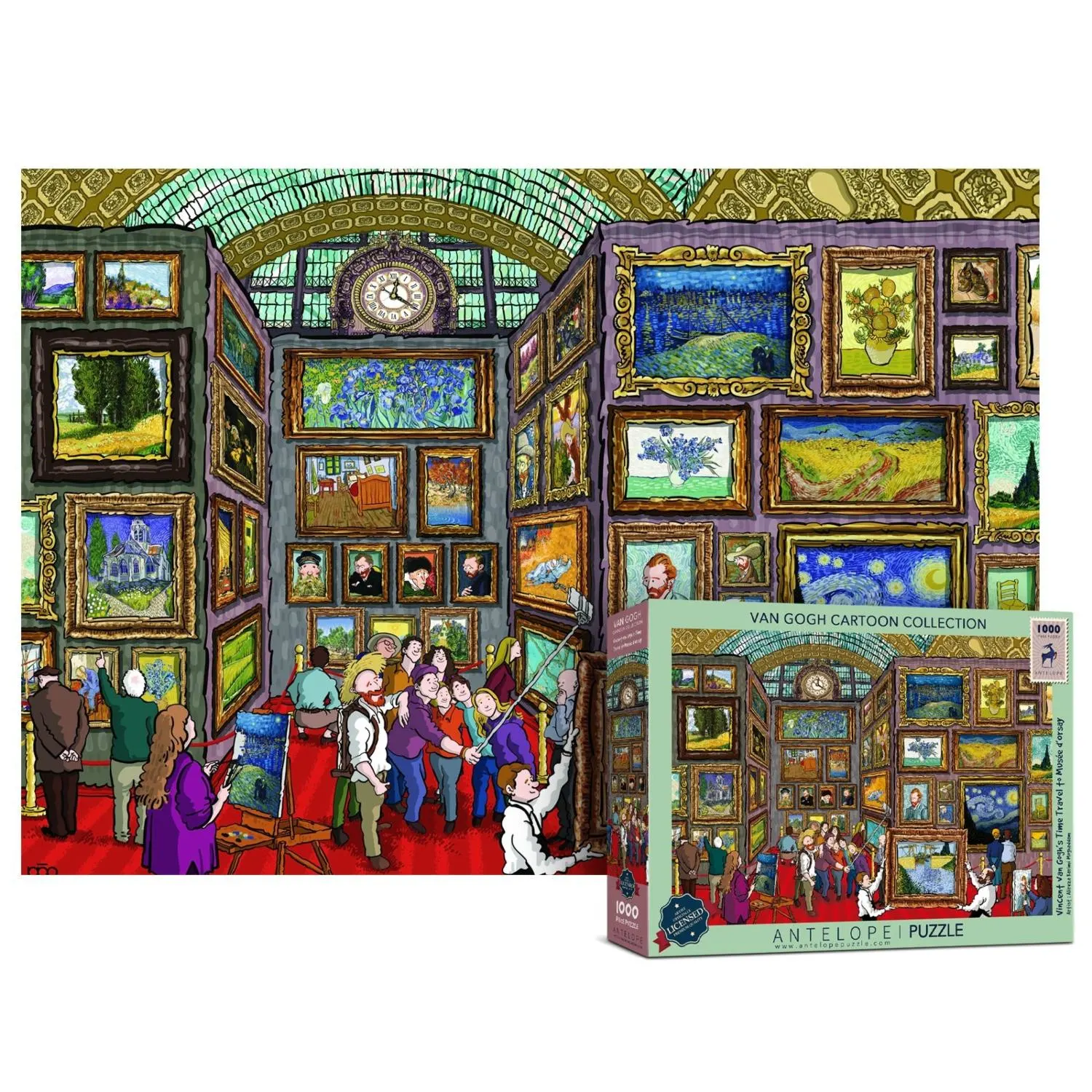 Van Gogh's Time Travel to Muse Da Orsay Fine Art