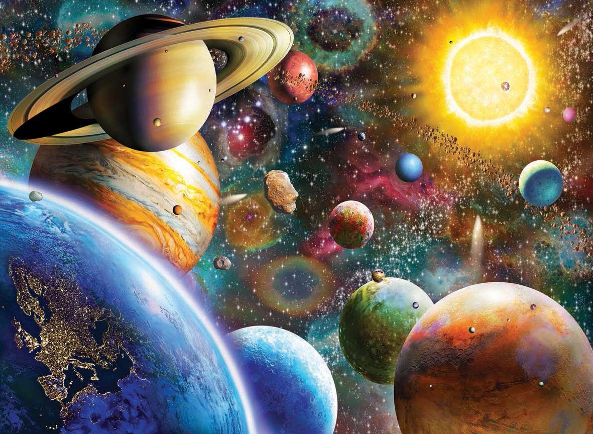 Planets in Space Space Jigsaw Puzzle